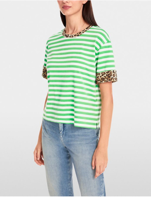 Marccain t-shirt korte mouw groen