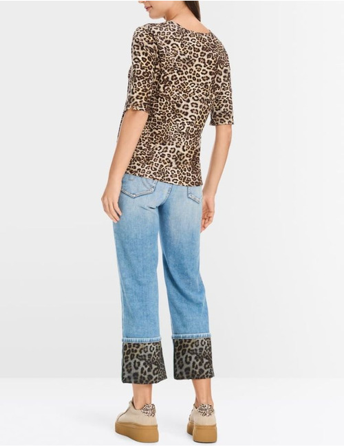 Marccain t-shirt korte mouw leopard