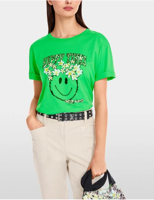 Marccain t-shirt korte mouw groen