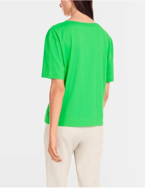Marccain t-shirt korte mouw groen