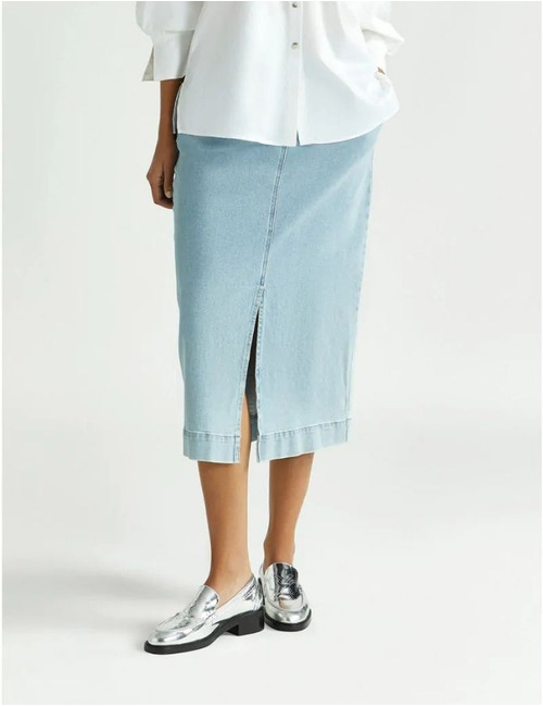 Xandres midi rok jeans