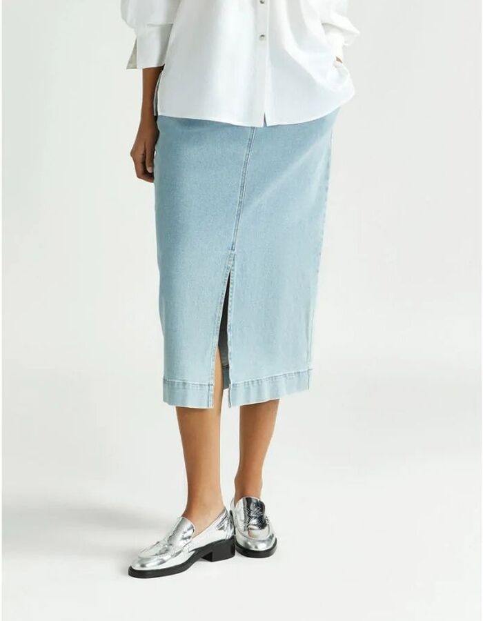 Xandres midi rok jeans