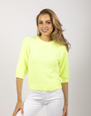Xandres 3/4 mouw pull geel