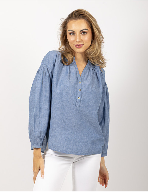 Vanessa Bruno lange mouw bloes jeans