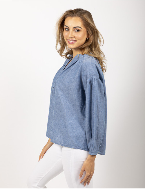 Vanessa Bruno lange mouw bloes jeans