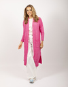 Ramona lange mouw gilet fuschia