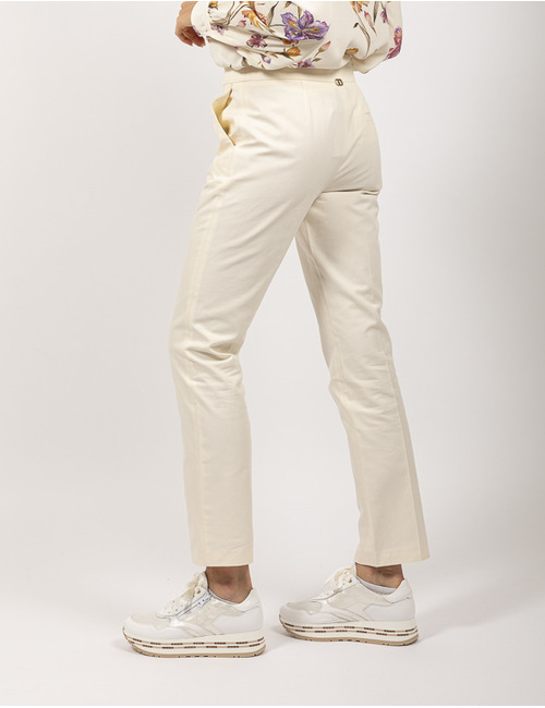 Twinset geklede broek ecru
