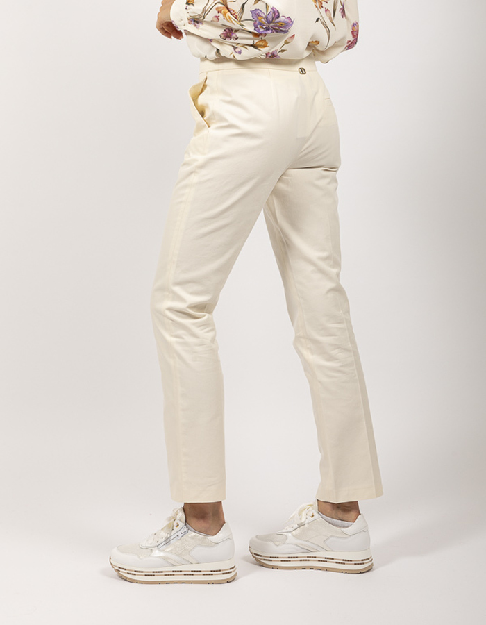 Twinset geklede broek ecru