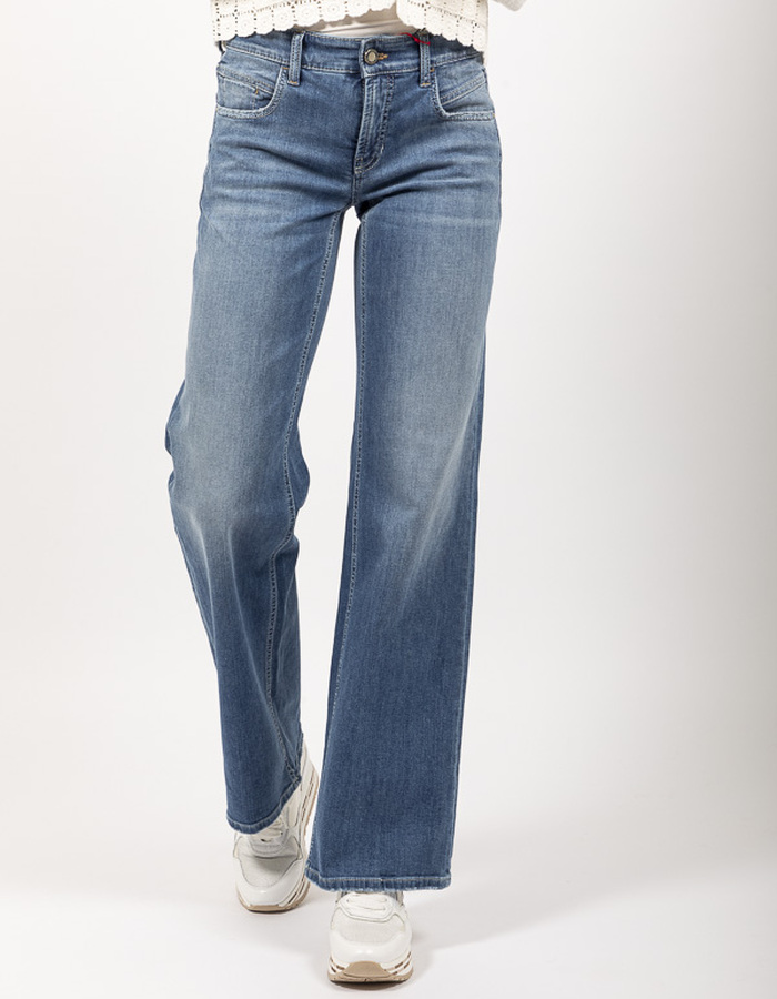 Cambio regular fit jeans midden washing