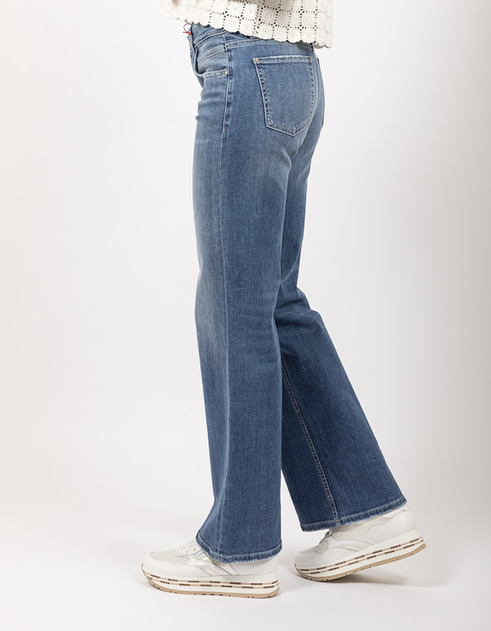 Cambio regular fit jeans midden washing