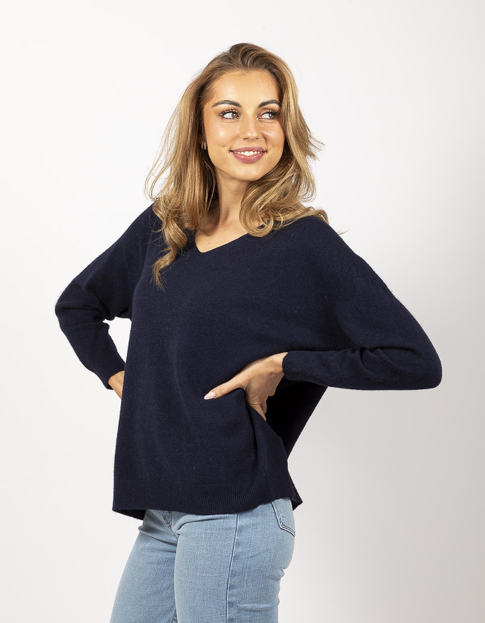 Max & Enjoy lange mouw pull blauw