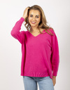 Max & Enjoy lange mouw pull fuschia