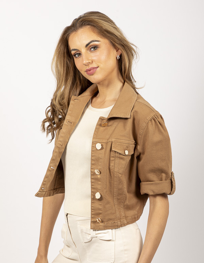 Kocca jeansjas beige