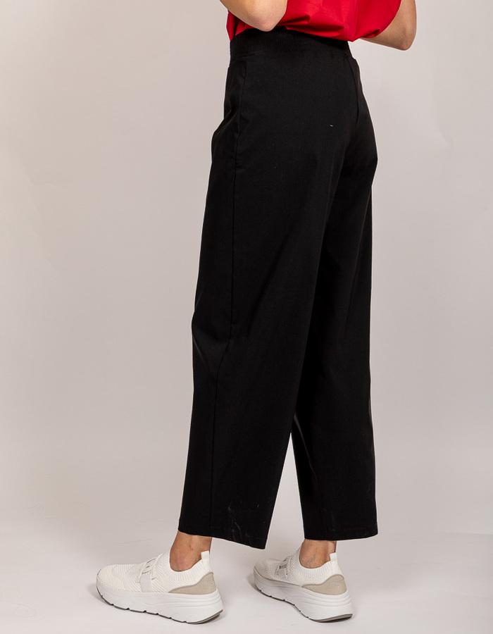 Liviana Conti broek met elatische band zwart