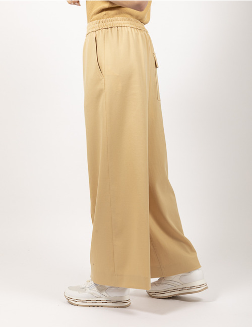 Liviana Conti broek met elatische band beige