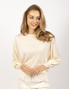 Oscar The Collection lange mouw pull ecru