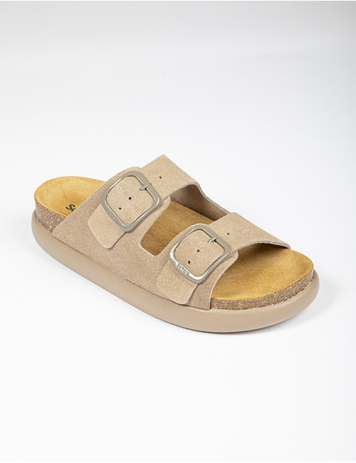 Scholl birkenstock beige