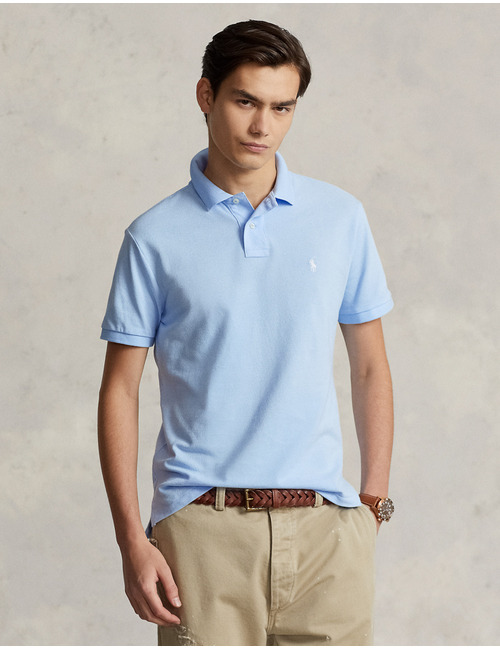 Custom slim fit iconische mesh Polo shirt