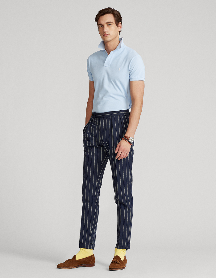 Slim fit mesh Polo shirt