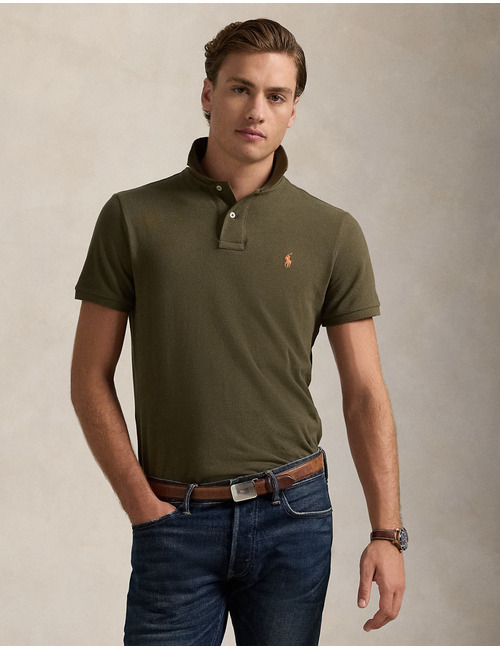 Slim fit mesh Polo shirt