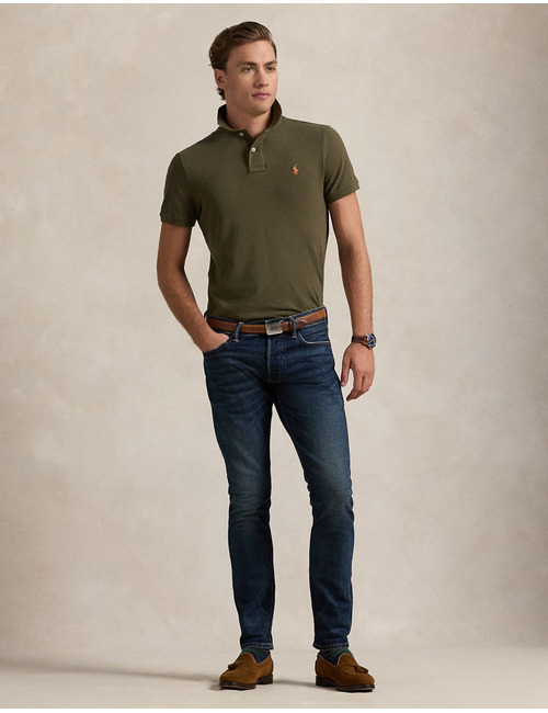 Slim fit mesh Polo shirt
