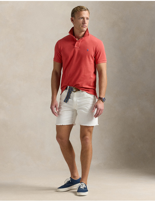 Slim fit mesh Polo shirt 
