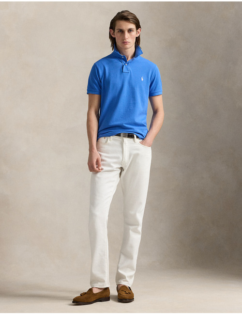 Custom slim fit mesh Polo shirt