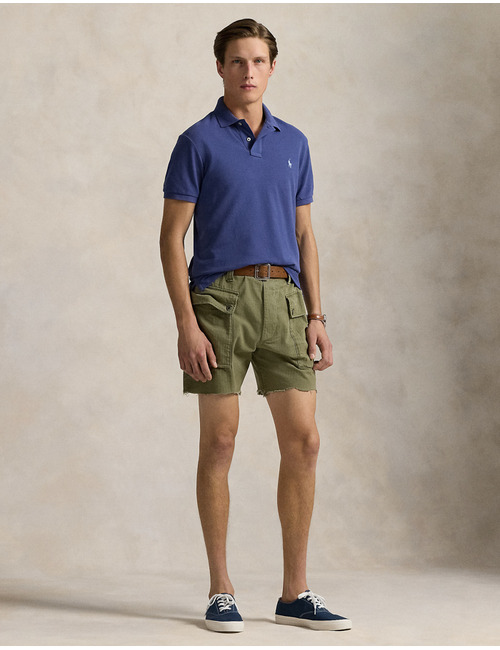 Custom slim fit mesh Polo shirt
