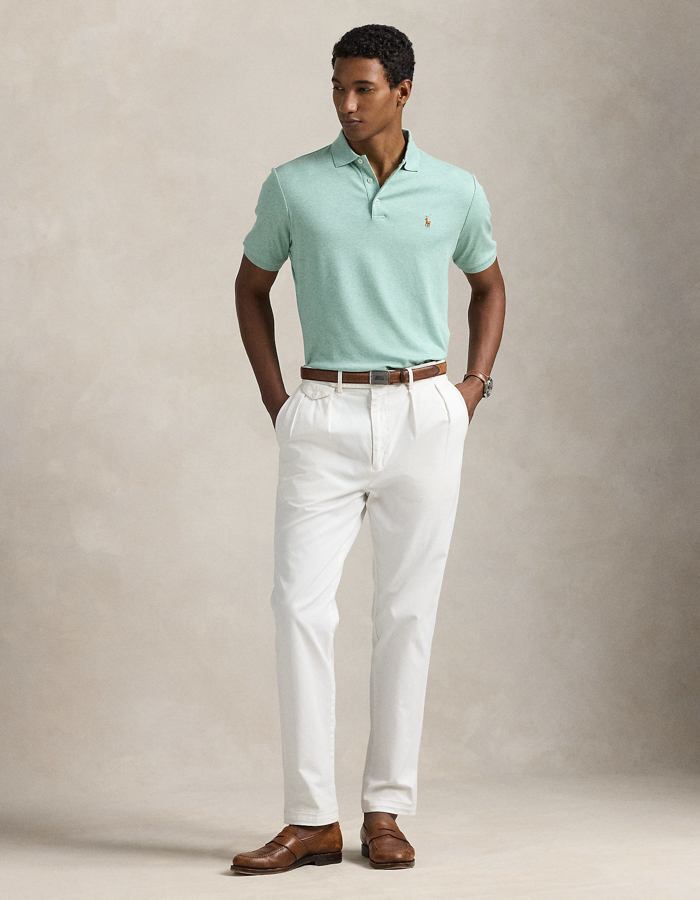 Custom slim fit zacht katoenen Polo shirt