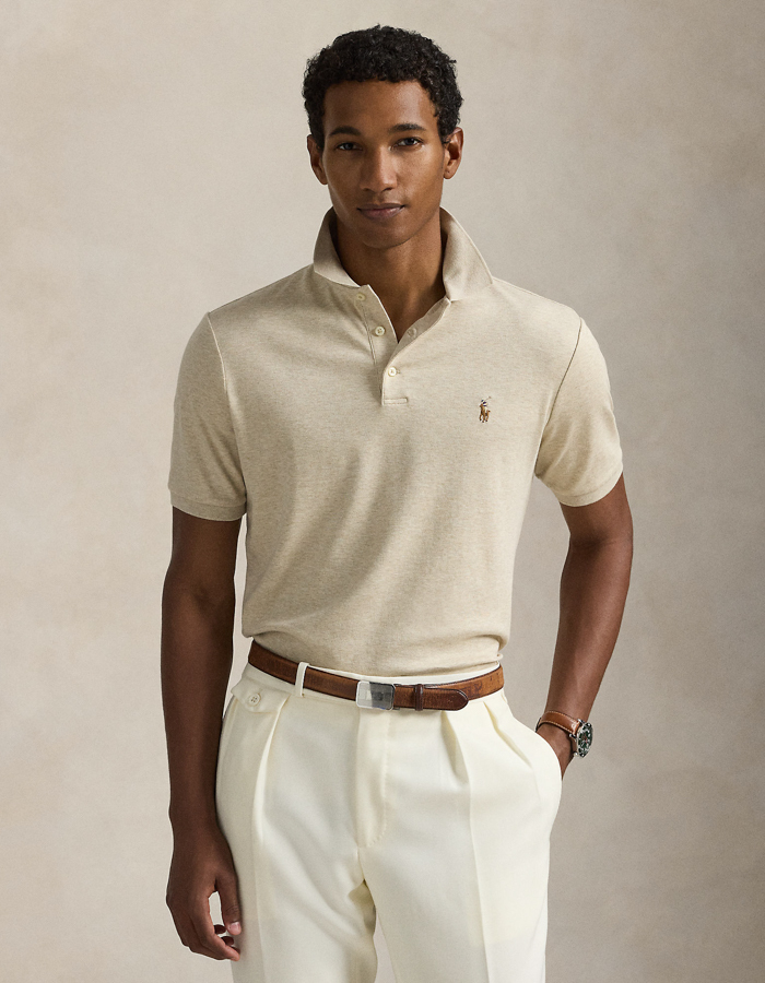 Custom slim fit zacht katoenen Polo shirt