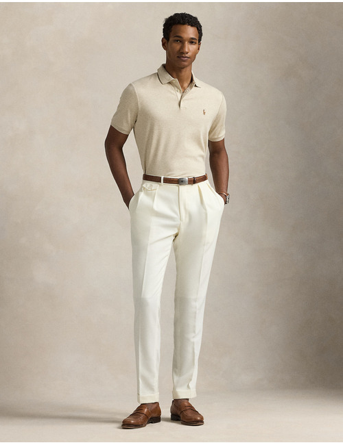 Custom slim fit zacht katoenen Polo shirt