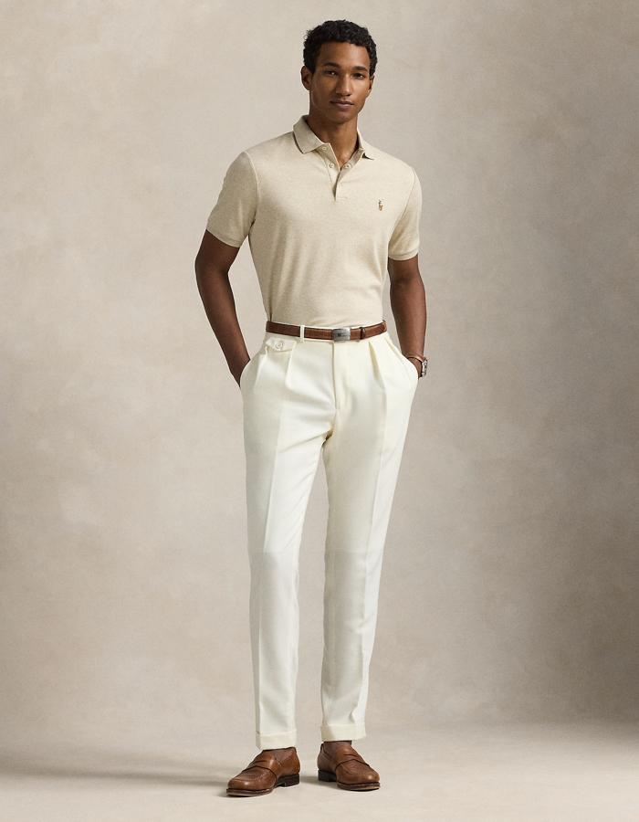 Custom slim fit zacht katoenen Polo shirt