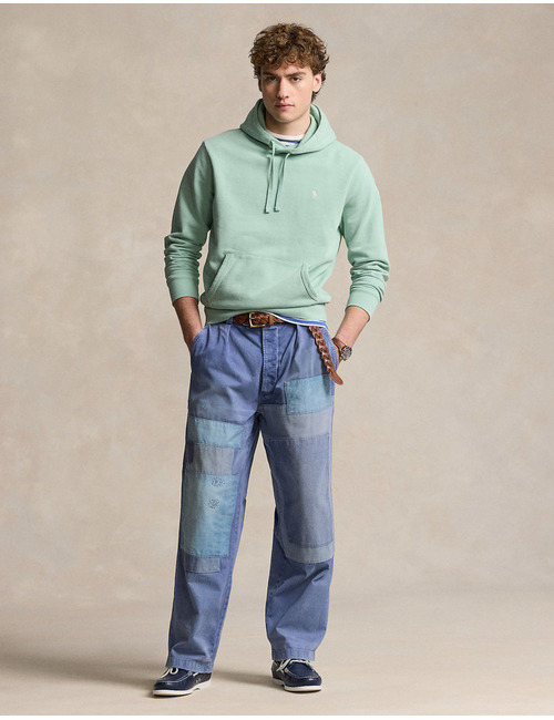 Loopback fleece hoodie