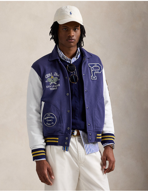 Fleece Letterman Jacket