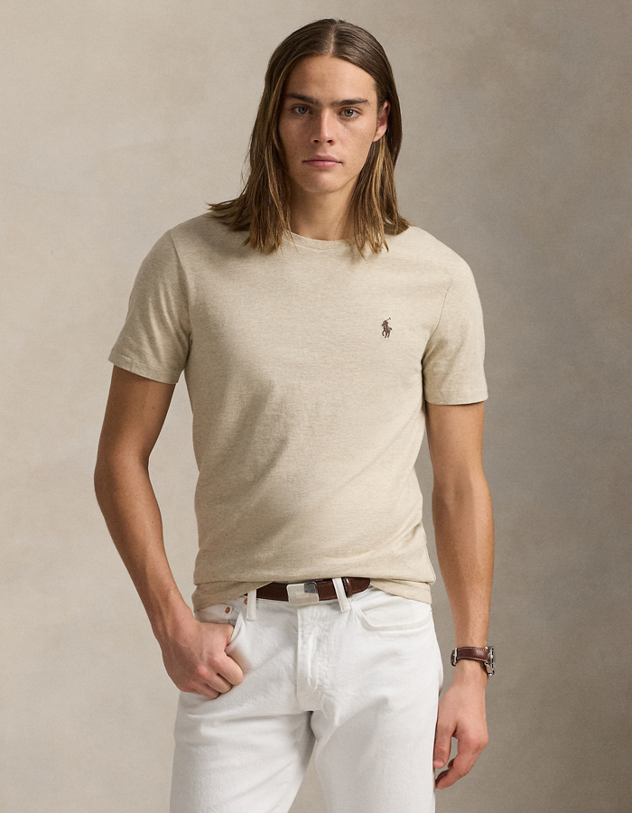 Custom slim fit jersey crewneck T-shirt