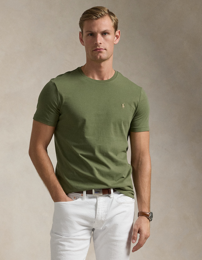Custom slim fit jersey crewneck T-shirt