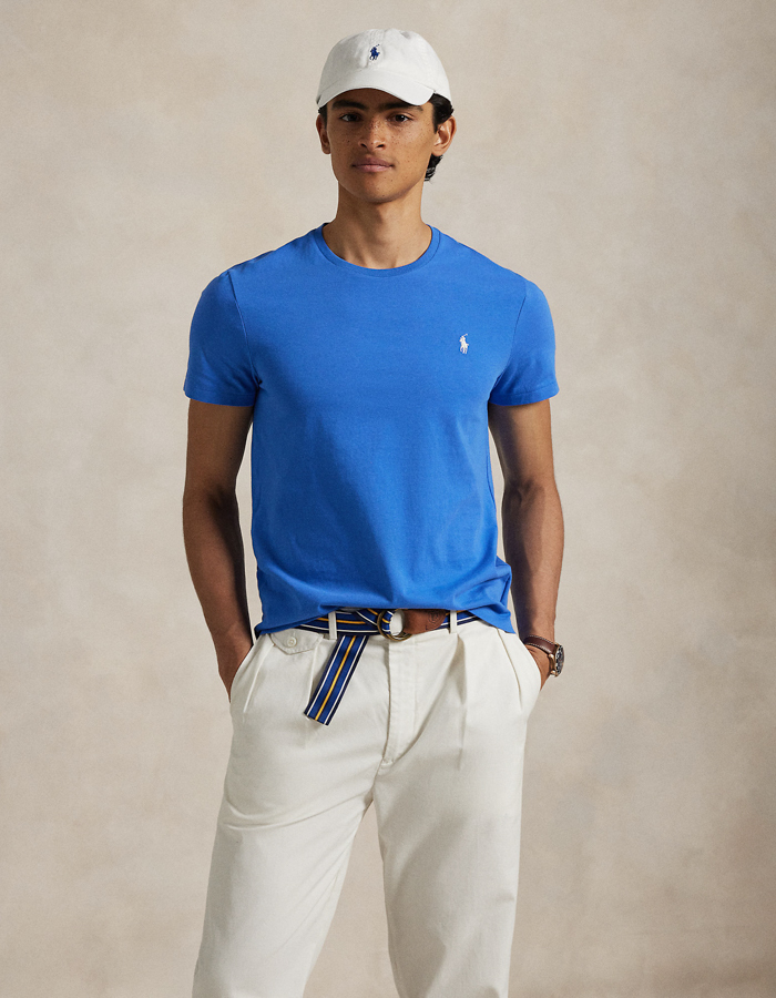 Custom slim fit jersey crewneck T-shirt