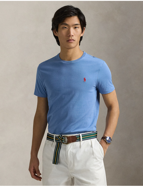 Custom slim fit jersey crewneck T-shirt