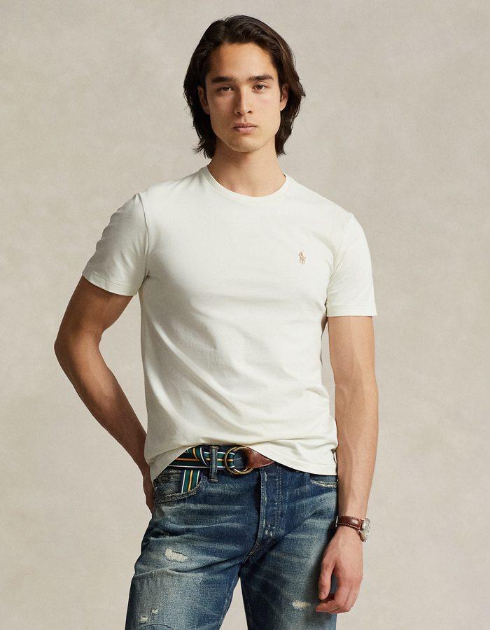 Custom slim fit jersey crewneck T-shirt