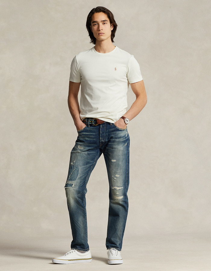 Custom slim fit jersey crewneck T-shirt
