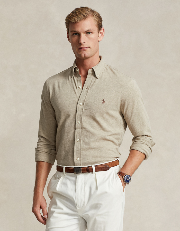 Featherweight mesh overhemd