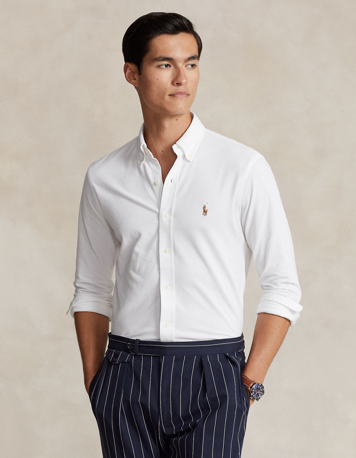 Gebreid Oxford Hemd