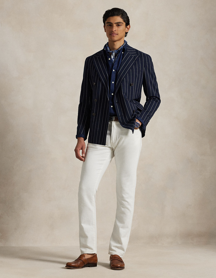Slim fit linnen Hemd