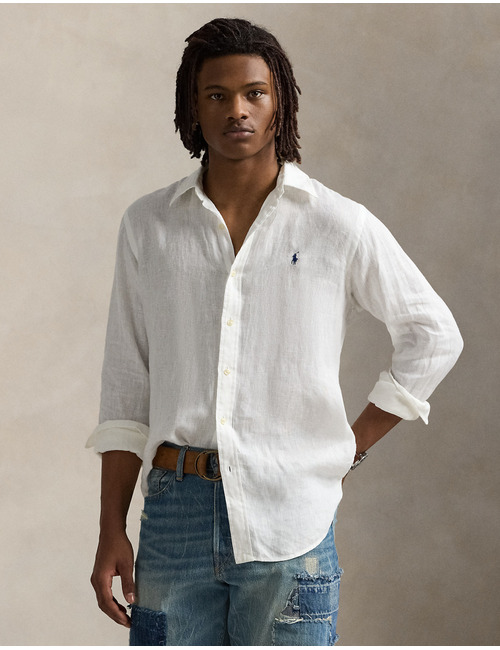 Slim fit linnen Hemd
