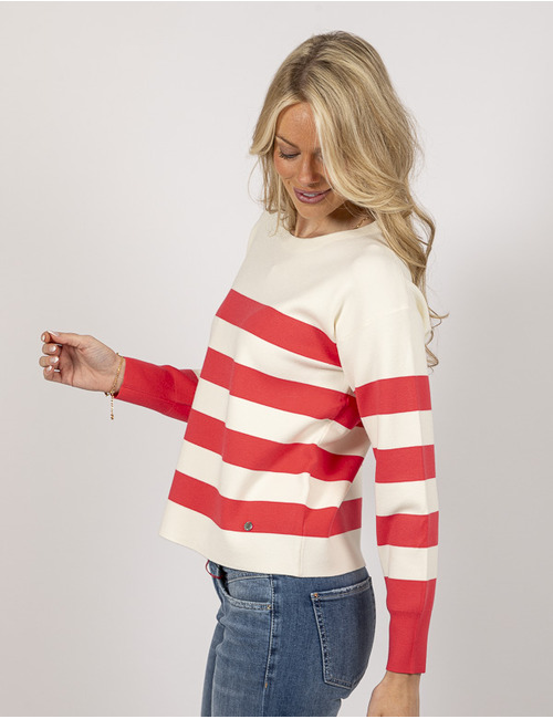 Xandres lange mouw pull wit
