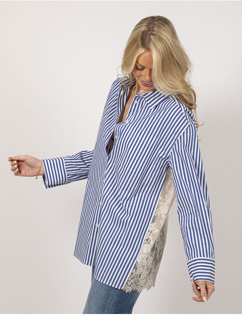 Semi Couture lange mouw bloes blauw