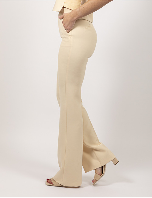 Oscar The Collection geklede broek geel