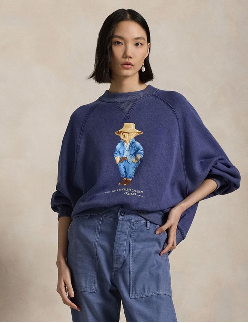 Ralph Lauren Dames lange mouw sweater blauw