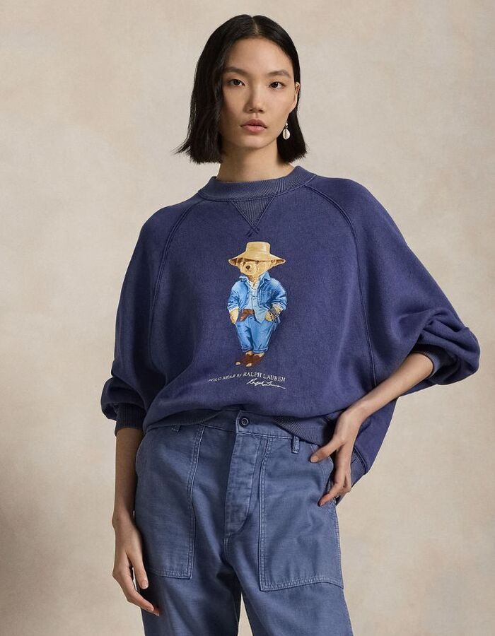 Ralph Lauren Dames lange mouw sweater blauw