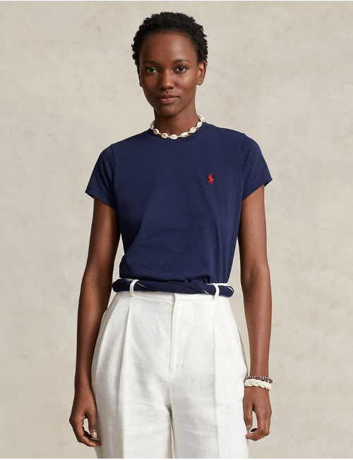 Ralph Lauren Dames t-shirt korte mouw marine